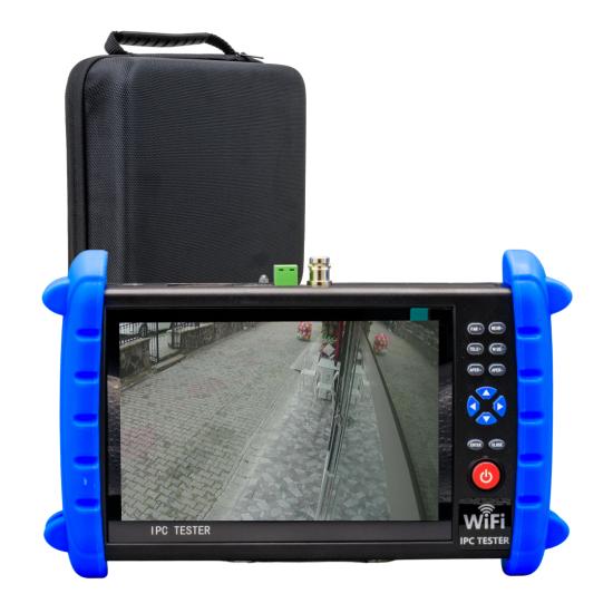 TechMore 7 İnç Ekranlı Ipc-Onvif-HD-AHD-Analog-TVI Cctv Kamera Test Cihazı