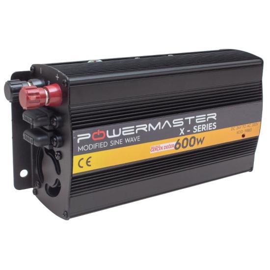 Powermaster 24-220V 24 Volt 600 Watt Modified Sinus Inverter PWR600-24