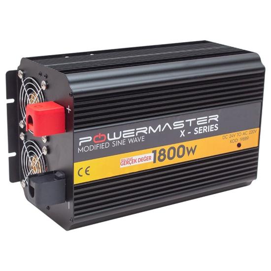 Powermaster 24-220V 24 Volt 1800 Watt Modified Sinus Inverter PWR1800-24