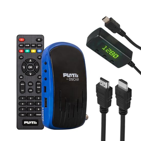 Plato Oscar Çift Usb’li Tkgs’li Full HD Uydu Alıcısı