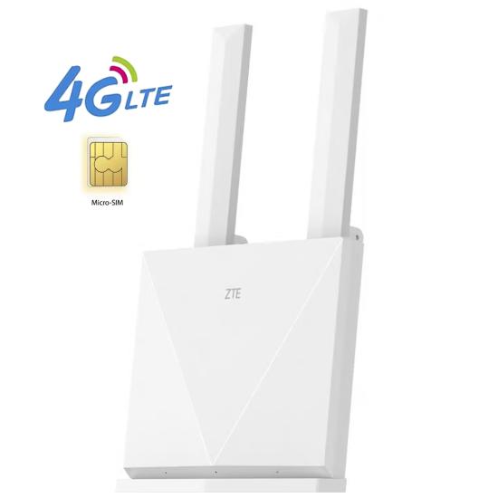 ZTE-K10 300 Mbps Dahili Bataryalı 4G/LTE Sim Kart Destekli Kablosuz Wifi Modem - Router