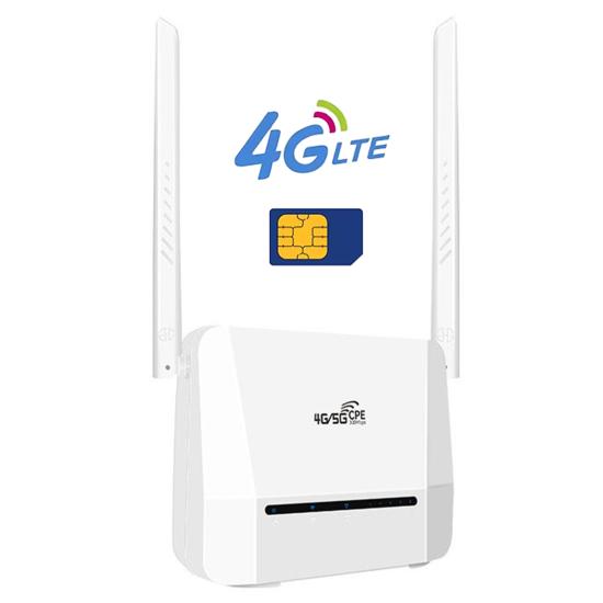 300 Mbps 4G/LTE Sim Kart Destekli Bağımsız Kablosuz Modem Dahili Bataryalı - Router