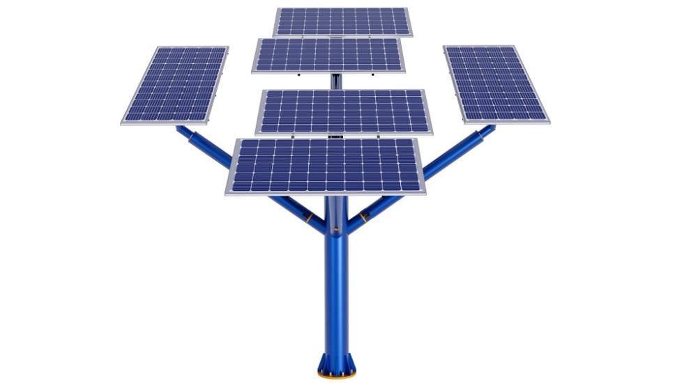 Techmore Güneş Takip Sistemli Enerji Ağacı 6 x Güneş Paneli Toplam 3300W/SAAT