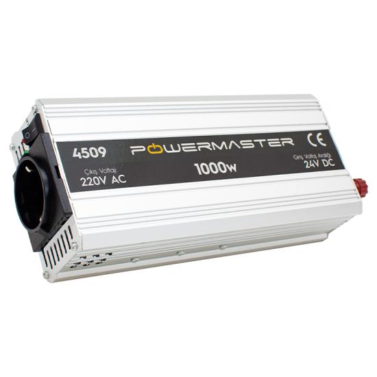 Powermaster 24-220V 12 Volt 1000 Watt Modified Sinus Inverter PM-4509